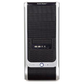 Cooler Master Elite 330 Midi Tower ohne Netzteil schwarz/silber