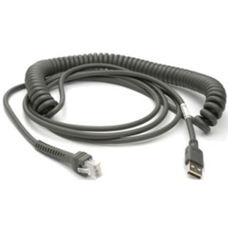 Zebra Cable USB, coiled