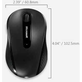 Microsoft Wireless Mobile Mouse 4000 USB schwarz (kabellos)