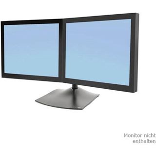 Ergotron DS100 Dual-Monitor Desk Stand, Horizontal - Aufstellung