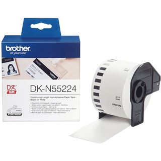 Brother DKN55224 Endlos-Papierrolle weiss 30,48m nicht klebend