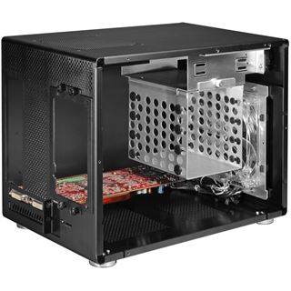 Lian Li PC-Q08B Wuerfel ohne Netzteil schwarz