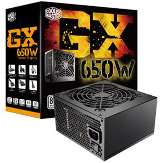 650 Watt Cooler Master GX Series Non-Modular 80+ Bronze