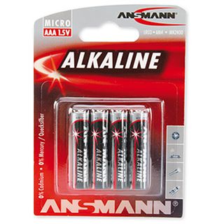 ANSMANN Red-Line LR03 Alkaline AAA Micro Batterie 1.5 V 4er Pack