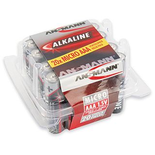 ANSMANN LR03 Alkaline AAA Micro Batterie 1.5 V 20er Pack