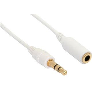 (&euro;3,90*/1m) 1.00m InLine Audio Verl&auml;ngerungskabel 3.5mm