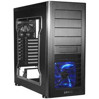 Lian Li PC-60FNWX Window All Black Midi Tower ohne Netzteil schwarz