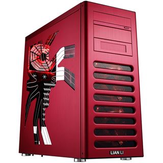 Lian Li PC-8FIR Spider-Edition mit Sichtfenster Midi Tower ohne