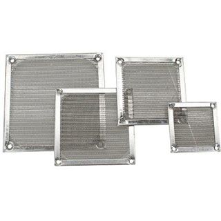 InLine Silber Lüftergitter für 40mm Lüfter (33374A)