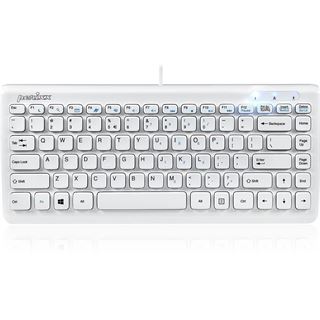 Perixx Periboard-407 USB Deutsch wei&szlig; (kabelgebunden)