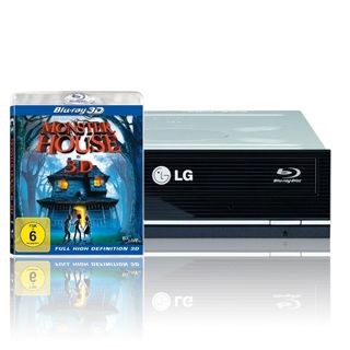 LG Blu-ray Brenner BH10LS30 SATA Schwarz RETAIL