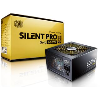 600 Watt Cooler Master Silent Pro Gold Modula 80+ Gold