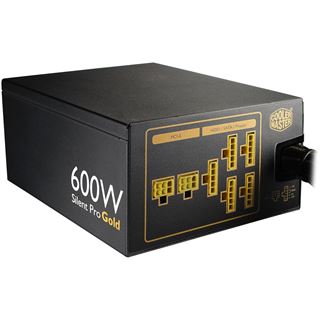 600 Watt Cooler Master Silent Pro Gold Modula 80+ Gold
