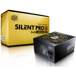 1000 Watt Cooler Master Silent Pro Gold Modula 80+ Gold