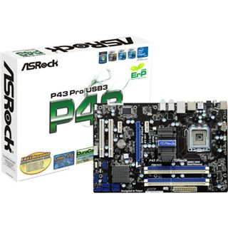 ASRock P43 Pro/USB3 P43 S775 ATX
