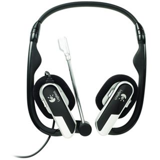 Logitech Laptop Headset H555 schwarz/silber