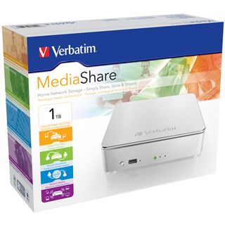 Verbatim MediaShare Home Network Storage 1 TB (1x 1000GB)