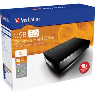 1TB Verbatim Desktop Hard Drive 47658 3.5" (8.9cm) USB 3.0