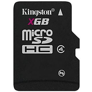 16 GB Kingston Standard microSDHC Class 4 Retail inkl. Adapter
