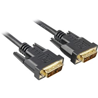 (&euro;1,78*/1m) 5.00m Sharkoon DVI-D Anschlusskabel DVI 18+1 Buchse