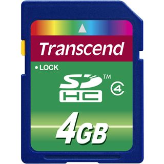 4 GB Transcend Standard SDHC Class 4 Bulk