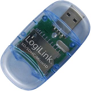 LogiLink SD/MMC Cardreader CR0015 USB 2.0 Stick Single Slot