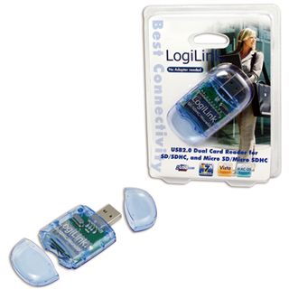 LogiLink SD/MMC Cardreader CR0015 USB 2.0 Stick Single Slot