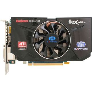 1GB Sapphire Radeon HD 5770 FleX Aktiv PCIe 2.1 x16 (Lite Retail)
