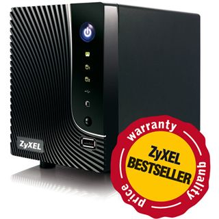 ZyXEL Network Storage NSA-221 NAS System für 2x3,5 SATA II HDD