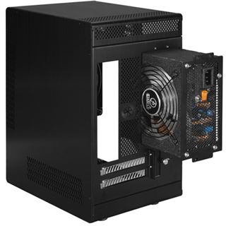 Lian Li PC-Q11B ITX Tower ohne Netzteil schwarz