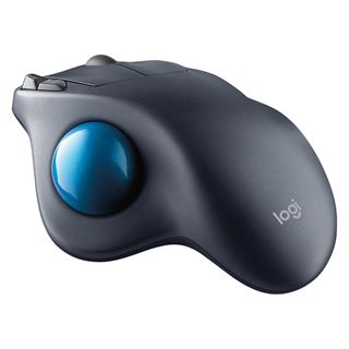 Logitech M570 Wireless Trackball USB schwarz/blau