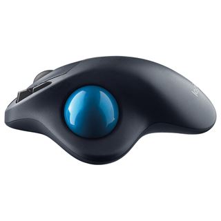 Logitech M570 Wireless Trackball USB schwarz/blau