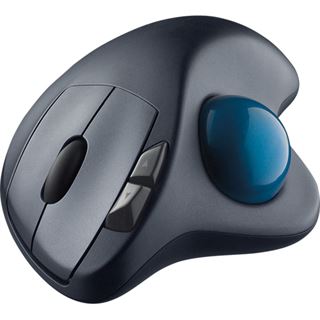 Logitech M570 Wireless Trackball USB schwarz/blau