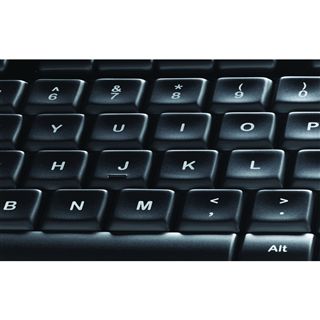 Logitech K800 USB Deutsch schwarz (kabellos)