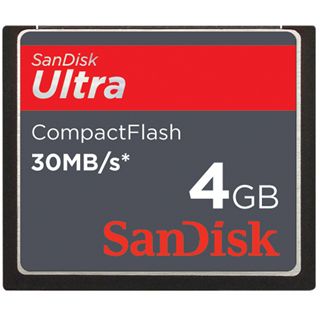 4 GB SanDisk Ultra Compact Flash TypI 200x Bulk