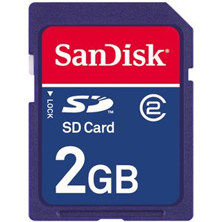 2 GB SanDisk Standard SD Class 2 Retail