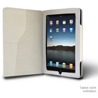 Inter-Tech iPad Tasche LS-1061B Flapcase Weiß