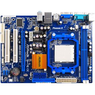 ASRock N68-GS3 UCC NVIDIA nForce 630a So.AM3 Dual Channel DDR3 mATX