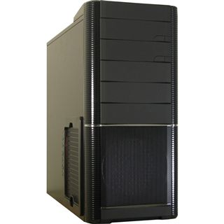 Inter-Tech IT-9908 Aspirator II Midi Tower ohne Netzteil schwarz