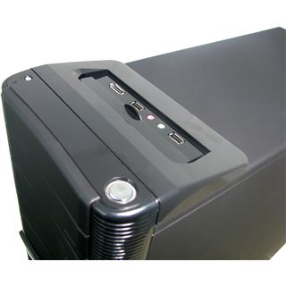 Inter-Tech IT-9908 Aspirator II Midi Tower ohne Netzteil schwarz