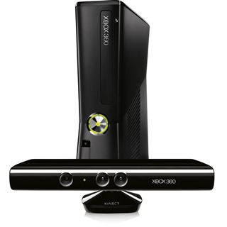 Microsoft XBox 360 Slim Konsole 4GB WLAN schwarz (X360)