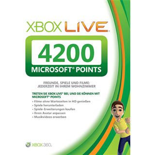 XBOX Microsoft Live Points (4200 Points)