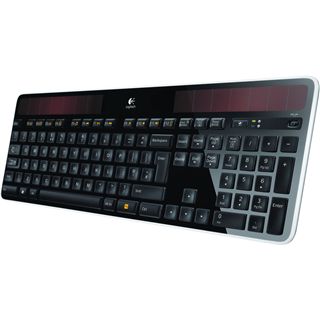 Logitech K750 USB Deutsch schwarz (kabellos)