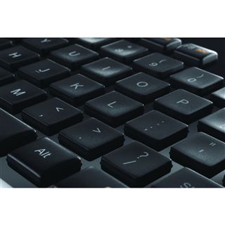 Logitech K750 USB Deutsch schwarz (kabellos)