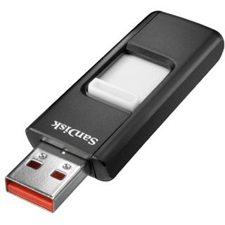 2 GB SanDisk Cruzer schwarz USB 2.0