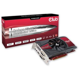 1GB Club 3D Radeon HD 6870 Overclocked Edition Aktiv PCIe 2.1 x16