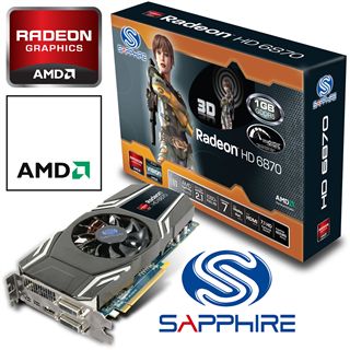 1024MB Sapphire Radeon HD 6870 1GB GDDR5