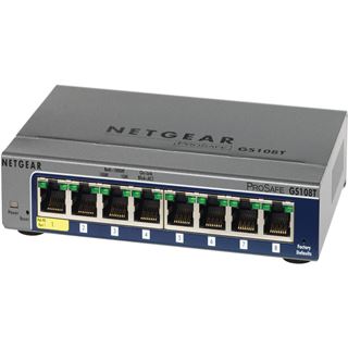 Netgear ProSafe GS108T-200 8x 10/100/1000 Mbit Desktop Switch