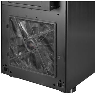 Lian Li PC-7FNWX Window All Black gedaemmt Midi Tower ohne Netzteil