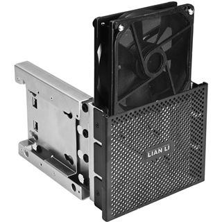 Lian Li schwarzer 3x 5.25" HDD Käfig für 4x 3.5"